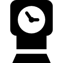 reloj de forma rectangular icon