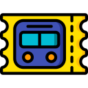 boleto de tren icon