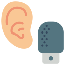 oreja y micrófono icon