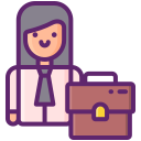 mujer de negocios icon