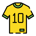 camiseta de futbol icon