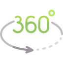 360 grados icon