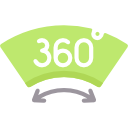 360 grados icon