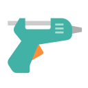 pistola de silicona icon