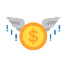 dinero volador icon