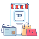 las compras en línea icon