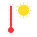 temperatura caliente icon