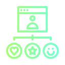 medios de comunicación social icon