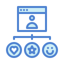 medios de comunicación social icon