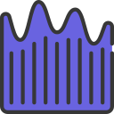 gráfico de ondas icon