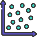 gráfico de dispersión icon