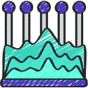 gráfico de ondas icon