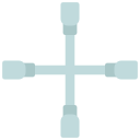 llave cruzada icon