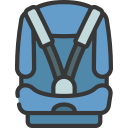 asiento de coche de bebé icon