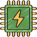 chip de computadora icon