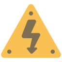 sinal de perigo elétrico 