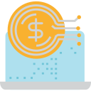 dinero digital icon