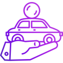 préstamo de automóvil icon