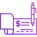 talonario de cheques icon