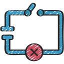 circuito eléctrico icon