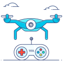 drone con cámara icon