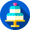 pastel de boda icon