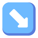 flecha diagonal icon