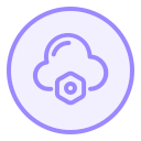 servicio de almacenamiento en la nube icon