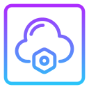 servicio de almacenamiento en la nube icon