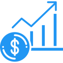 crecimiento del dinero icon