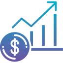 crecimiento del dinero icon