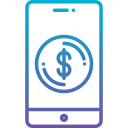 dinero digital icon