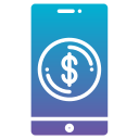 dinero digital icon