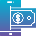 dinero digital icon