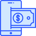 dinero digital icon