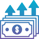 crecimiento del dinero icon