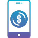 dinero digital icon