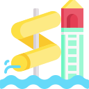 waterglijbaan icoon