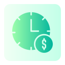 el tiempo es dinero icon