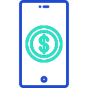 dinero digital icon