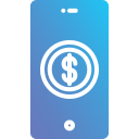 dinero digital icon