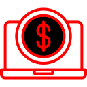 dinero digital icon