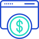 dinero digital icon