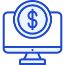 dinero digital icon