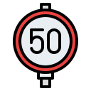 límite de velocidad icon