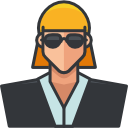 mujer de negocios icon