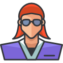 mujer de negocios icon