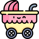 carrito de bebé icon