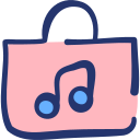 app de loja de música Ícone