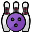 boule de bowling Icône